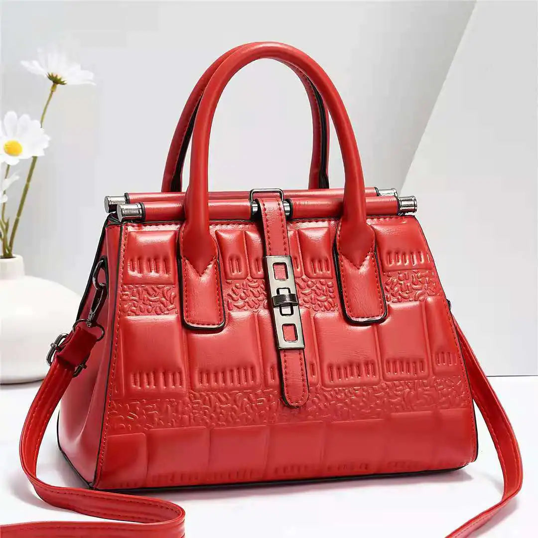 Red Leather Handbag