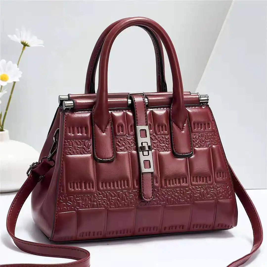 Red Leather Handbag